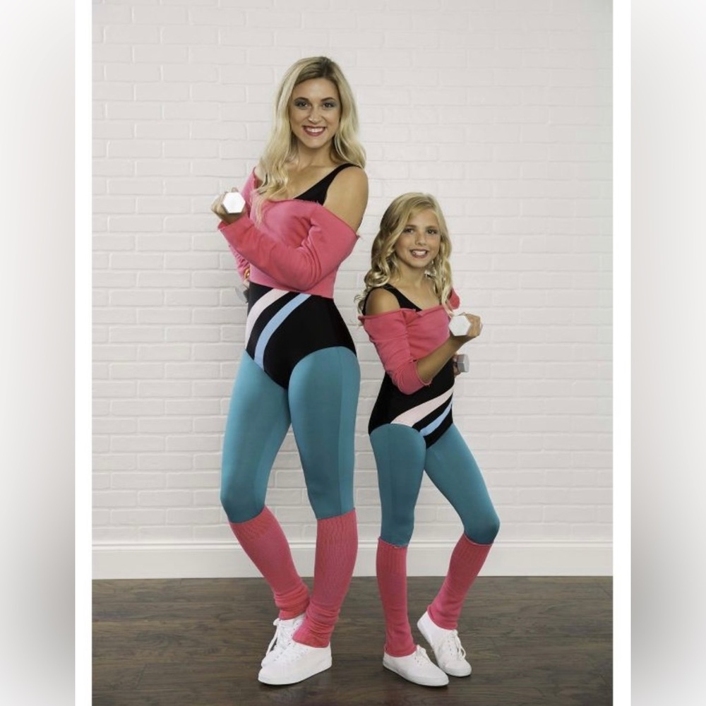 SOLD 80s Aerobics Workout girl Halloween costume size xs
